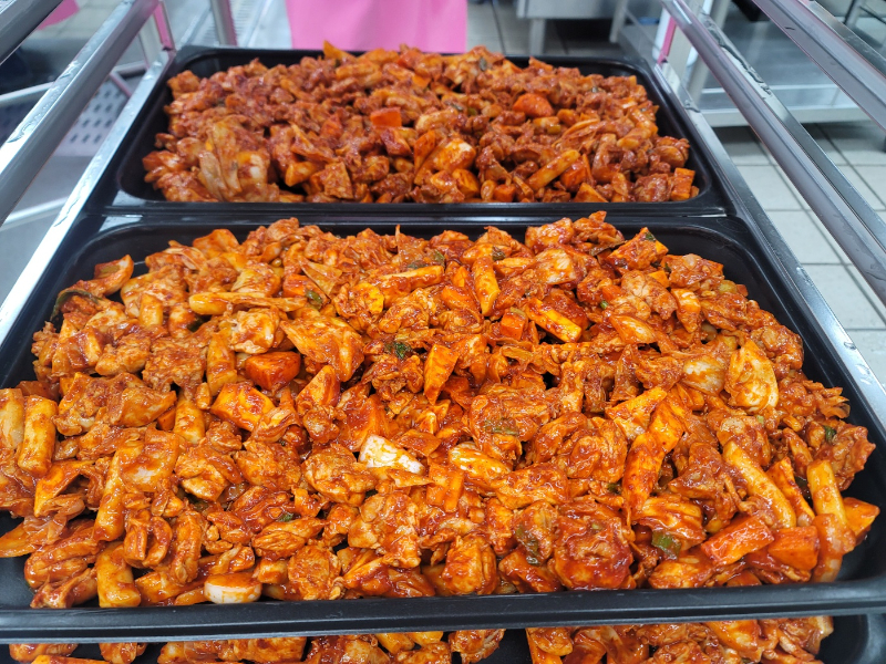 파주 금향초등학교 고급형 24단 가스식 오븐/ 닭갈비 조리지원 이미지 3
