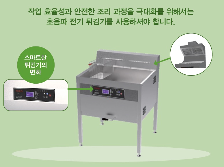 프리미엄 초음파 전기 튀김기(TUEF-1100 / 600) 상세 안내 2